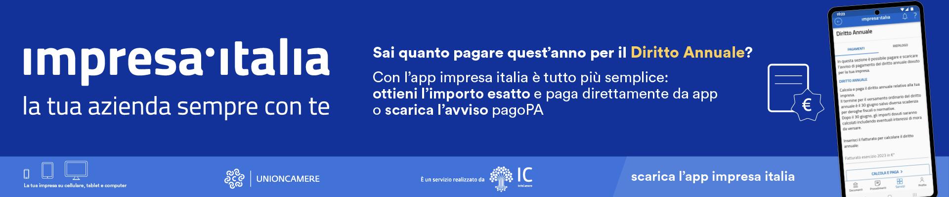 Impresa Italia - Calcola il diritto annuale